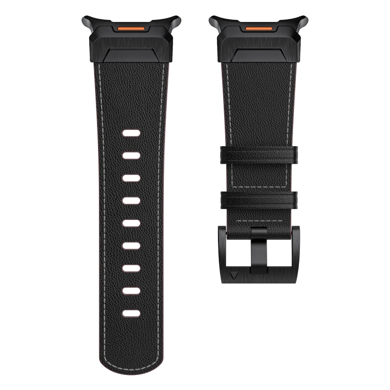 Tactical Leather Band: Resistencia y Estilo Aventurero para Samsung Watch 7 Ultra