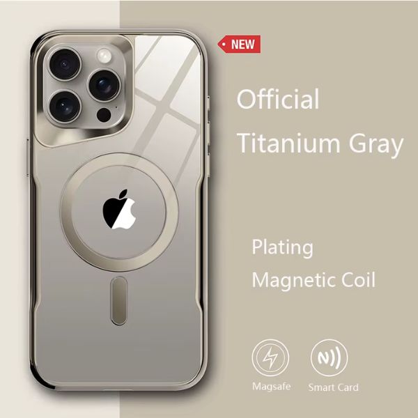 【送料無料】MagSafe クリアケース マグセーフ対応クリアケース 透明感キープの薄型保護/iPhone 15系・14系・13系対応/材質:PC/TPU/ユニセックス【ギフト】