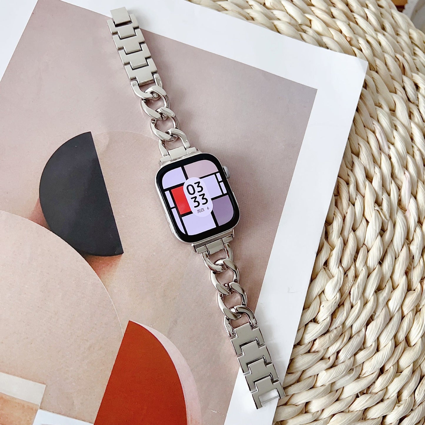 Luxury Bracelet para Apple Watch: Elegancia Inoxidable y Diseño Exclusivo