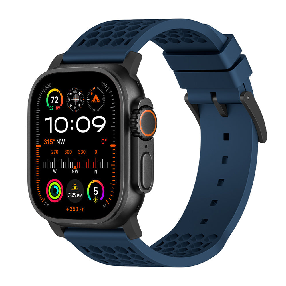 【送料無料】Apple Watch バンド フットボールXスポーツバンド スタイリッシュで快適な着け心地/素材:シリコン/S・M対応 ユニセックス【ギフト】