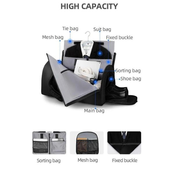Bolsa de Viaje MR Unique | Plegable Expandible Impermeable Ejecutiva