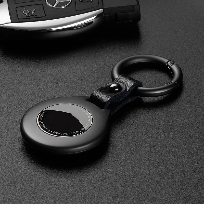 Funda Protectora AirTag Shield Ring: Llavero de Metal Resistente para Tu Rastreador