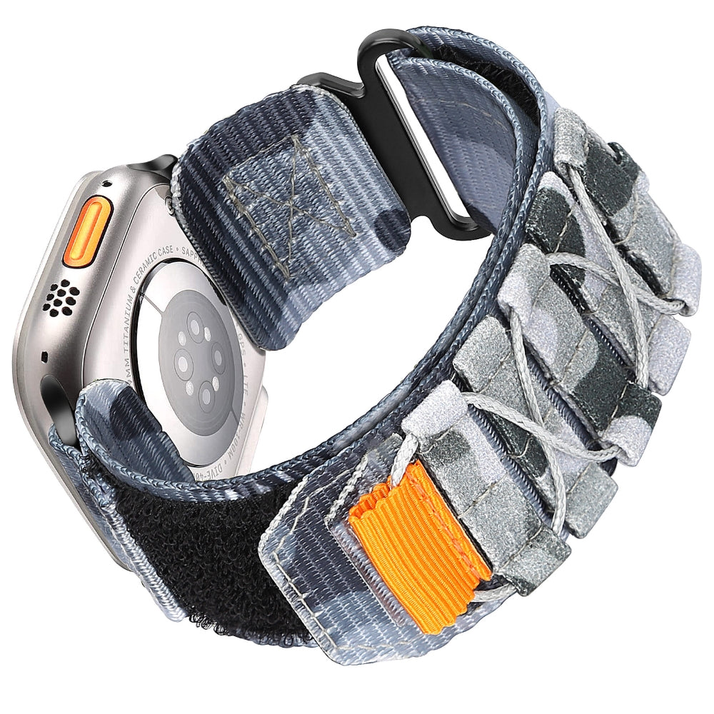 【高品質】アップルウォッチ バンド タクティカルナイロンバンド 耐久性と快適性を両立 38mm/40mm/41mm対応 ブラック/オリーブ ユニセックス【ギフト】