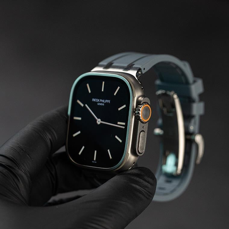 NEW AP Thick Silicone Band: Confort y Durabilidad con Adaptador de Titanio para Apple Watch