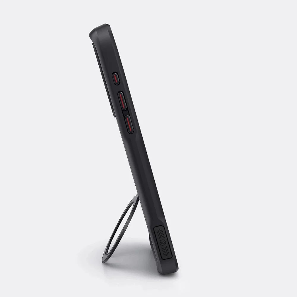 Armadura MagCase: Funda Magnética de Carbono para iPhone | Protección Extrema y Versatilidad con Soporte 360°