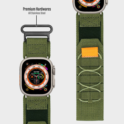 Tactical Nylon Band: Resistencia y Comodidad para Tu Apple Watch de Aventura