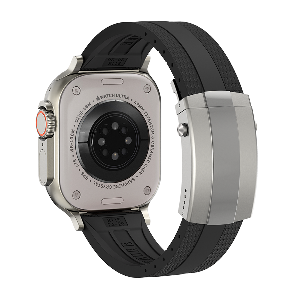 Ocean Luxe Band: Elegancia Marina y Durabilidad FKM para Apple Watch