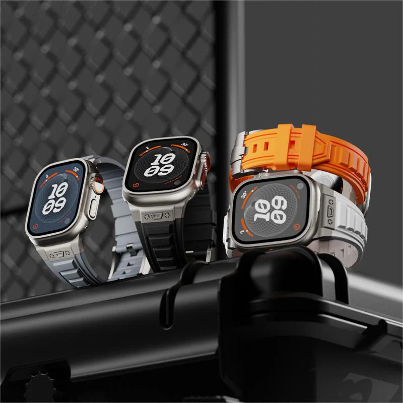 Tactical High Elastic Silicone Band: Aventura y Confort para tu Apple Watch