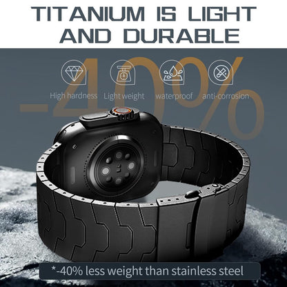 Oracle Titanium Ultra Band: Lujo Ultraligero y Resistencia Extrema para Apple Watch Ultra