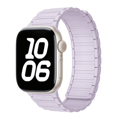 Pulseira Magnética de Silicone para Apple Watch: Estilo Ousado e Conforto Personalizado