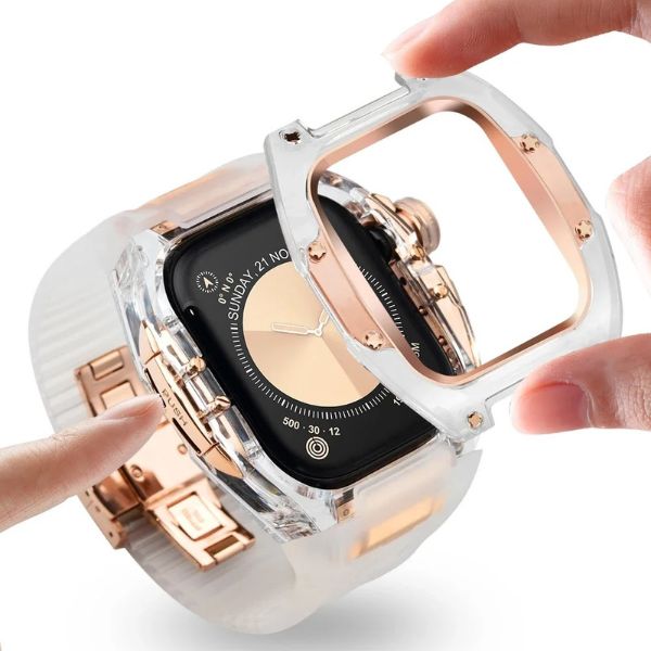 RM7013 Crystal Case Retrofit Kit: Transformación Premium para Apple Watch S10