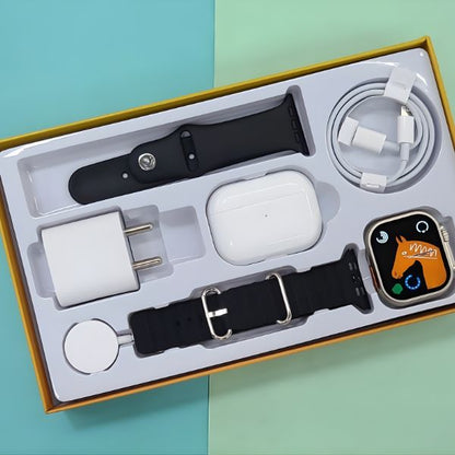 Kit Smartwatch X9 + Auriculares Pro — más barato que el 🍏