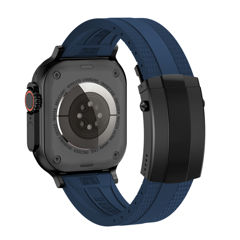 Ocean Luxe Band: Elegancia Marina y Durabilidad FKM para Apple Watch