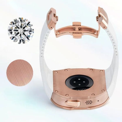 RM7006 Titanium 5A Zircon Retrofit Kit: Lujo y Protección para Apple Watch Ultra