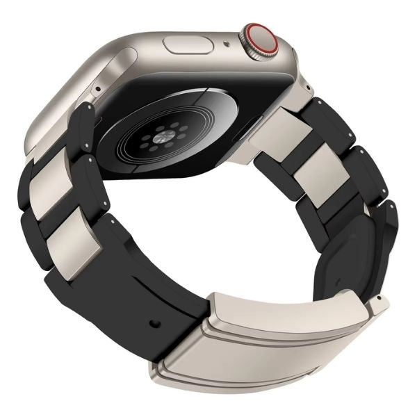 T-Type Band para Apple Watch: Innovación y Lujo en Acero Inoxidable y Silicona