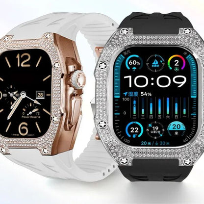 RM7006 Titanium 5A Zircon Retrofit Kit: Lujo y Protección para Apple Watch Ultra