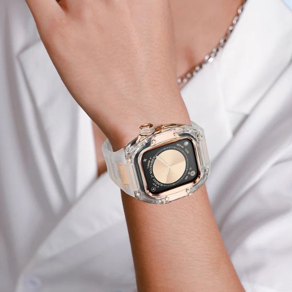 RM7013 Crystal Case Retrofit Kit: Transformación Premium para Apple Watch S10