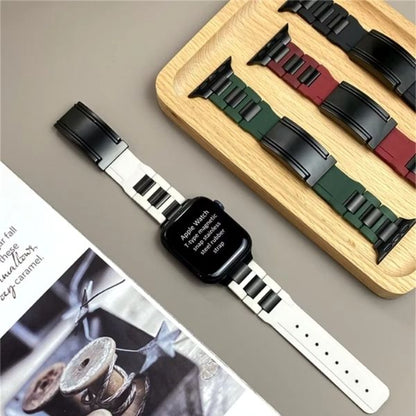 T-Type Band para Apple Watch: Innovación y Lujo en Acero Inoxidable y Silicona