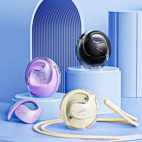 MINISO X15 PRO – Auriculares Bluetooth con Cancelación de Ruido y Diseño Colgante