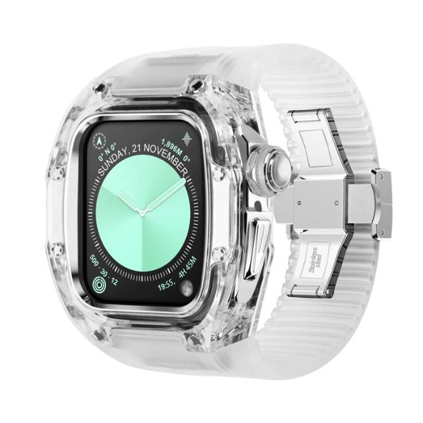 RM7013 Crystal Case Retrofit Kit: Transformación Premium para Apple Watch S10