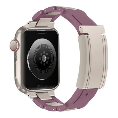 T-Type Band para Apple Watch: Innovación y Lujo en Acero Inoxidable y Silicona