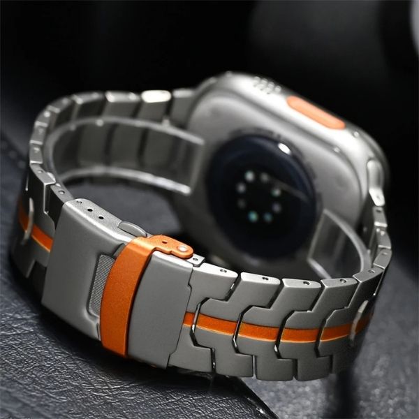 Titanium Band para Apple Watch: Estilo Duradero y Confort Superior