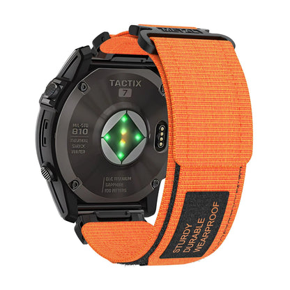 Garmin QuickFit Nylon Canvas Loop Velcro Band: Estilo Militar y Confort Adaptable