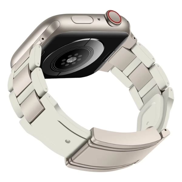T-Type Band para Apple Watch: Innovación y Lujo en Acero Inoxidable y Silicona