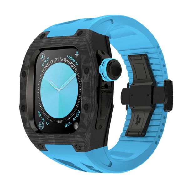 RM7013 Carbon Fiber Retrofit Kit: Estilo Vanguardista para Apple Watch S10