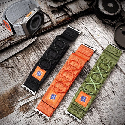 Outdoor Tactical Nylon Strap: Resistencia y Confort para tu Apple Watch de Aventura