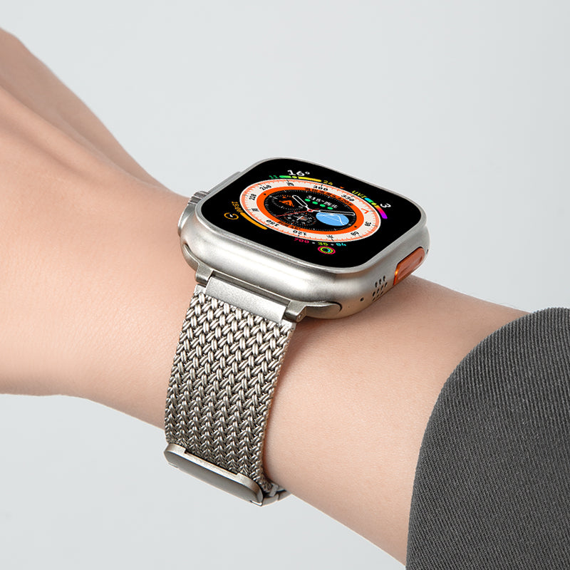 Braided Magnetic Band: Estilo Trenzado y Ajuste Seguro para Apple Watch
