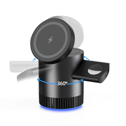 3 en 1 Magnetic Charger Station: Carga Rápida y Compacta para Tus Dispositivos Apple