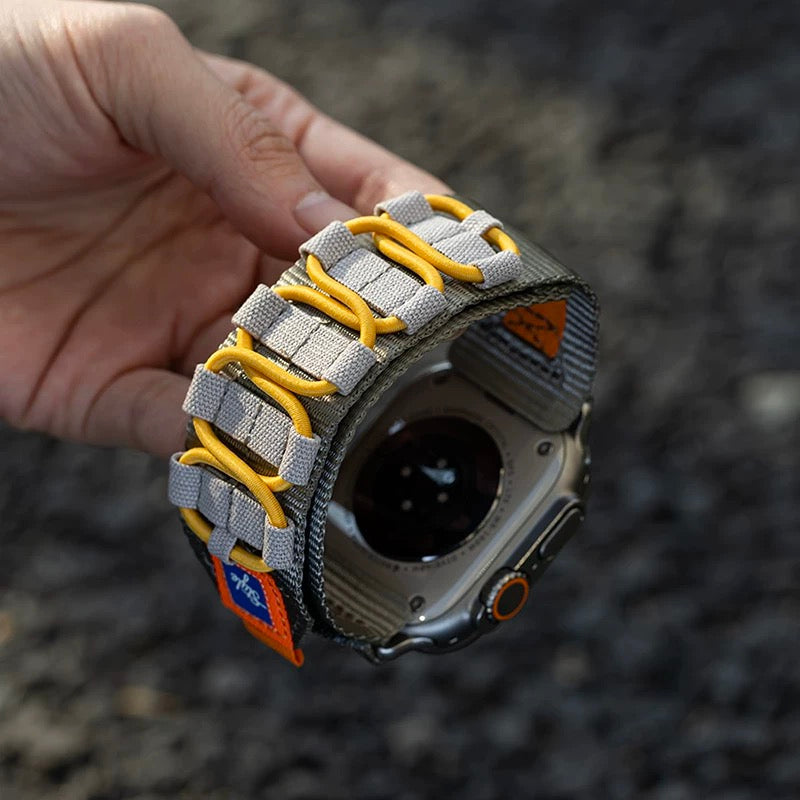 Designer Nylon Woven Band: Aventura y Resistencia para Tu Apple Watch