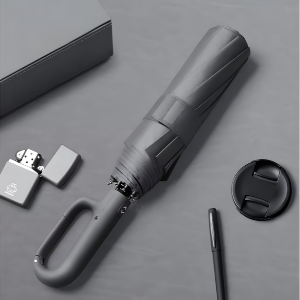 Paraguas Automático StormMaster™ – Reforzado contra Viento y Lluvia