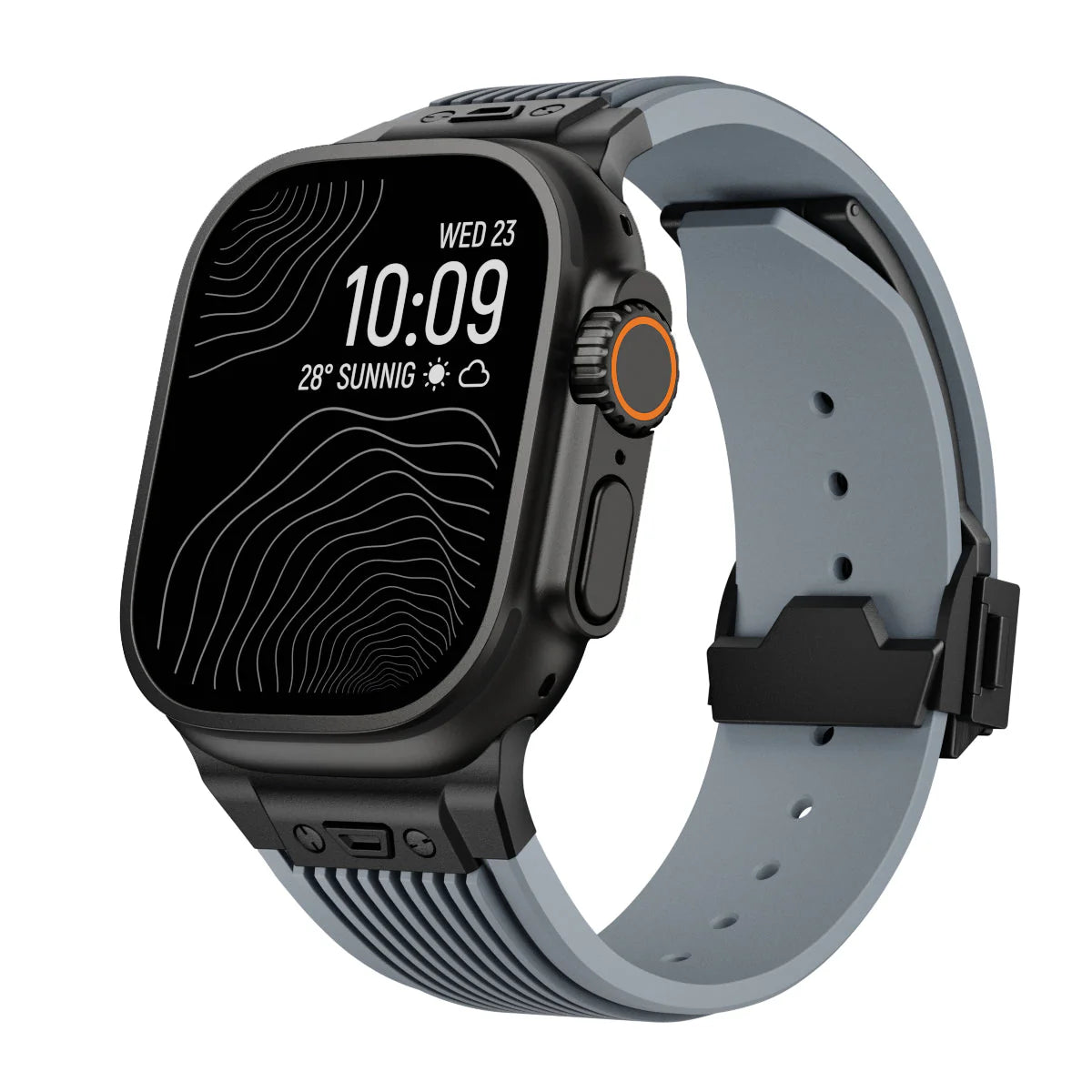 RM Designer: Pulsera de Silicona Streamlined para Apple Watch | Conforto Ergonómico y Estilo Sofisticado