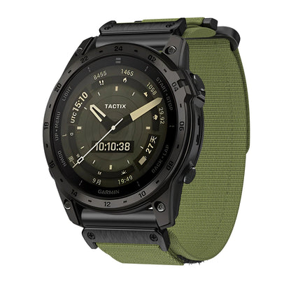 Garmin QuickFit Nylon Canvas Loop Velcro Band: Estilo Militar y Confort Adaptable