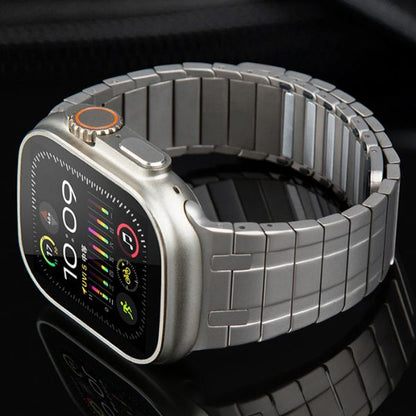 AP Frosted Stainless Steel Magnetic Band: Fuerza y Estilo para Apple Watch