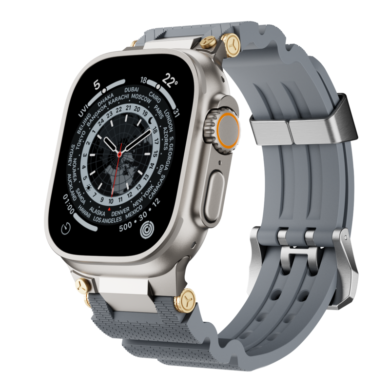 Dive Silicone Band: Comodidad Extrema y Estilo Subacuático para Apple Watch