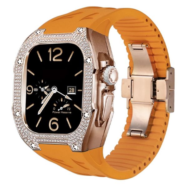 RM7006 Titanium 5A Zircon Retrofit Kit: Lujo y Protección para Apple Watch Ultra