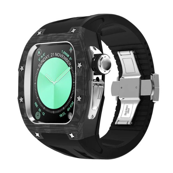 RM7013 Carbon Fiber Retrofit Kit: Estilo Vanguardista para Apple Watch S10