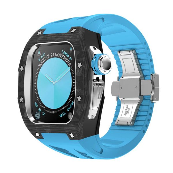 RM7013 Carbon Fiber Retrofit Kit: Estilo Vanguardista para Apple Watch S10