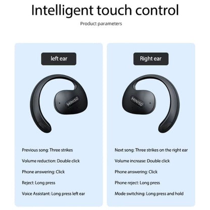 MINISO X15 PRO – Auriculares Bluetooth con Cancelación de Ruido y Diseño Colgante