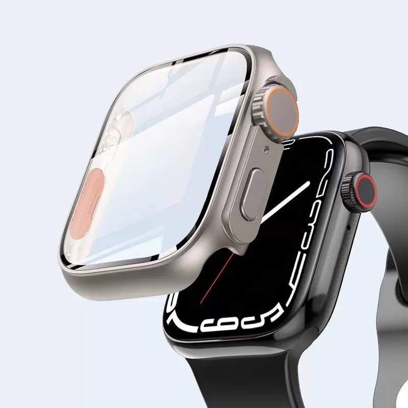 Funda Ultrafina y Sumergible con Cristal Templado: ¡Transforma Tu Apple Watch en un Ultra!
