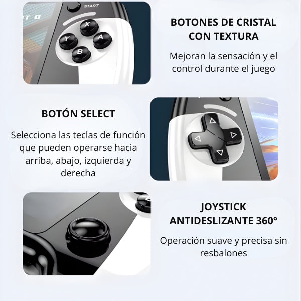 Consola de Juegos Portátil - X9 Game Stick Retro con Pantalla IPS de 5,5”