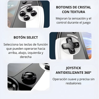 Consola de Juegos Portátil - X9 Game Stick Retro con Pantalla IPS de 5,5”