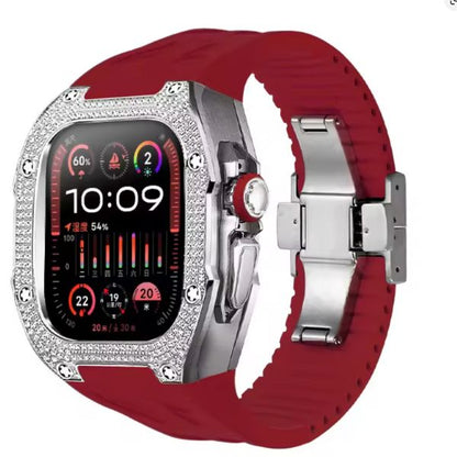 RM7006 Titanium 5A Zircon Retrofit Kit: Lujo y Protección para Apple Watch Ultra