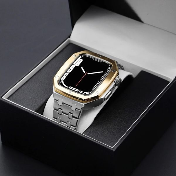 AP9006 Kit Retrofit de Acero Inoxidable 316L: Resistencia y Elegancia para Apple Watch