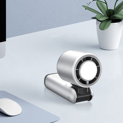 Ventilador Portátil Turbo Bladeless con Sensación de Hielo | Frío Extremo y Soporte 3-en-1