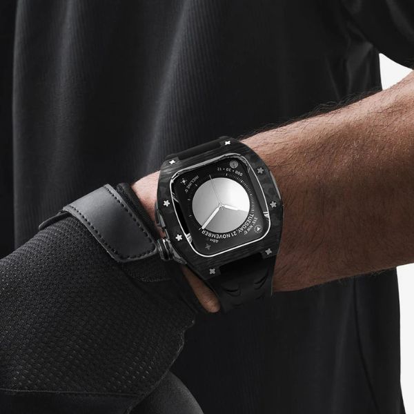 RM7013 Carbon Fiber Retrofit Kit: Estilo Vanguardista para Apple Watch S10