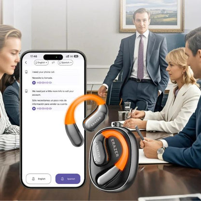 ERAZER XF31: Auriculares Inalámbricos con Traducción AI para Comunicación Sin Límites